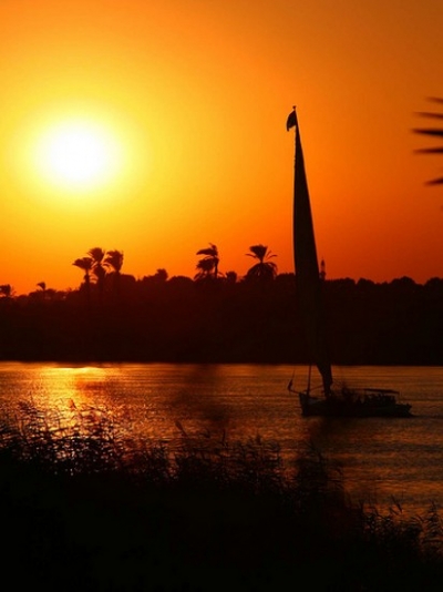 Paseo en barco por El Nilo